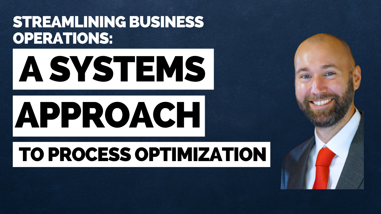 1.	Streamlining Business Operations: A Systems Approach to Process Optimization